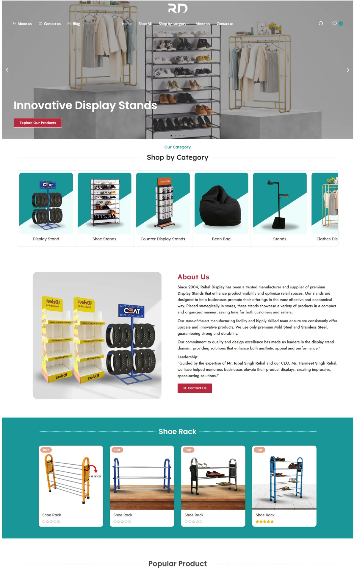 Manufacturer-website-design